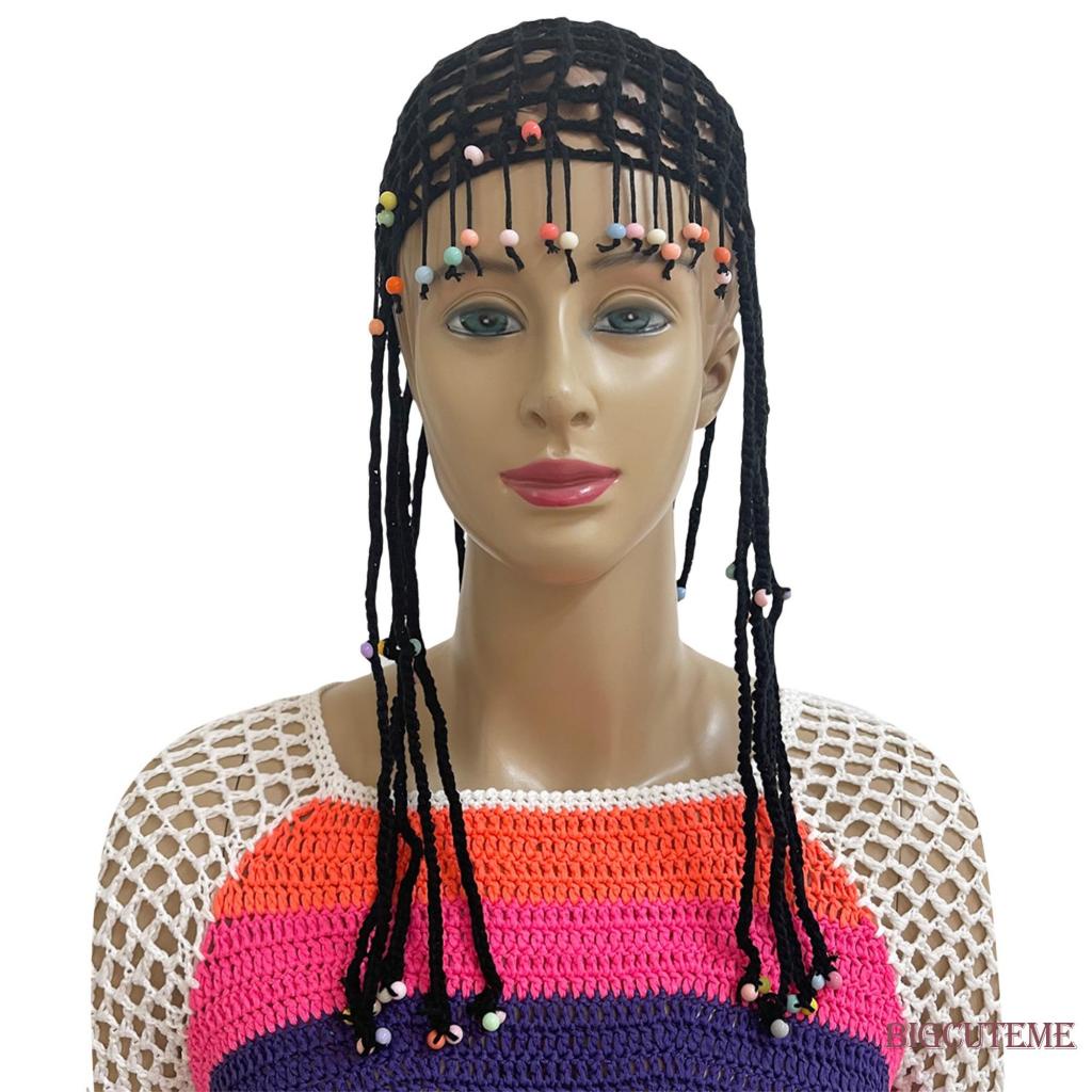 Mũ Beanie Đan Len Thủ Công Đính Hạt Thời Trang Cho Nữ