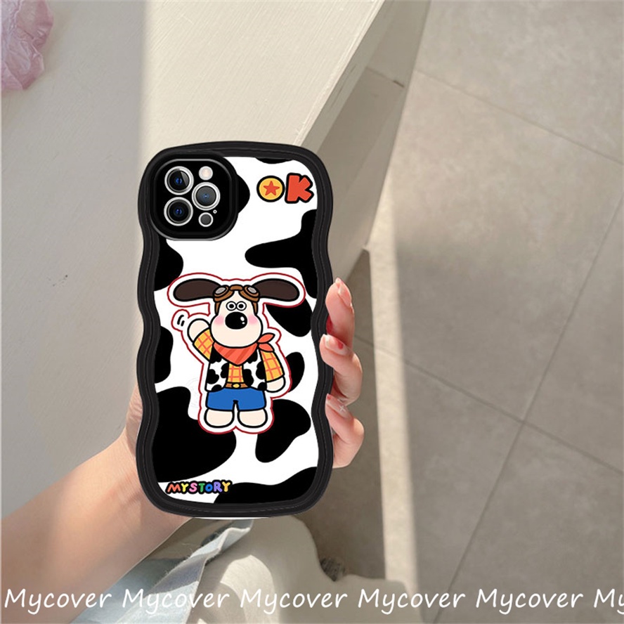 Ốp Điện Thoại Silicon Mềm Họa Tiết Chú Cún Hoạt Hình Cho iPhone 11 13 12 14 Pro Max X XR Xs Max 6 7 8 Plus