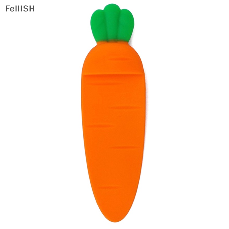 Đồ Đánh Dấu Trang Sách Bằng Silicon Hình Cà Rốt Hoạt Hình Đáng Yêu 439br