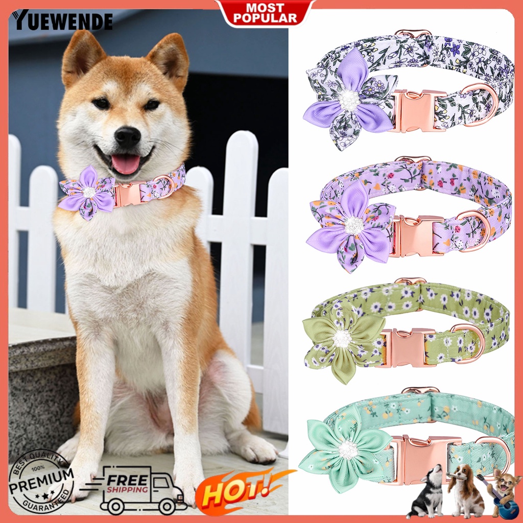 Vòng Cổ Hình Hoa Thời Trang Cho Thú Cưng