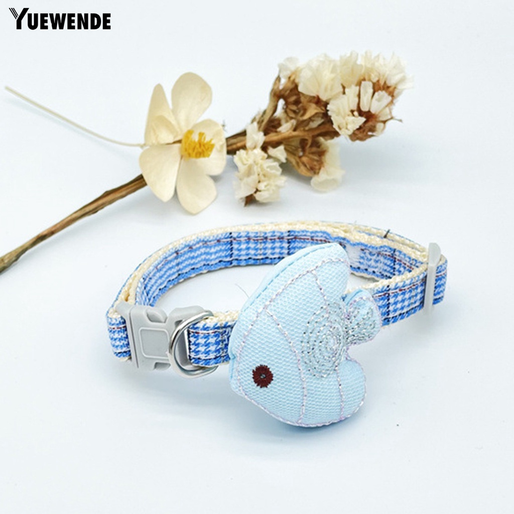 Vòng Cổ Vải Thoát Hiểm Họa Tiết Cá Hoạt Hình Dễ Thương Cho Thú Cưng