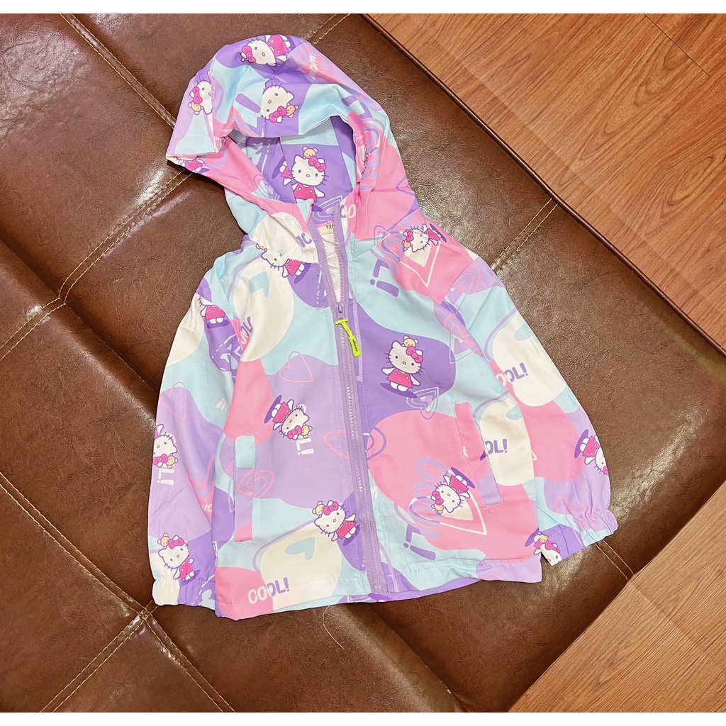 Khoác gió kitty QCCC loại 1 cho bé gái