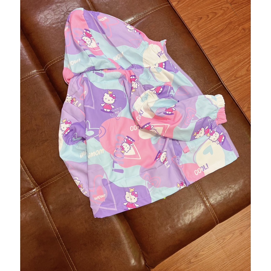 Khoác gió kitty QCCC loại 1 cho bé gái