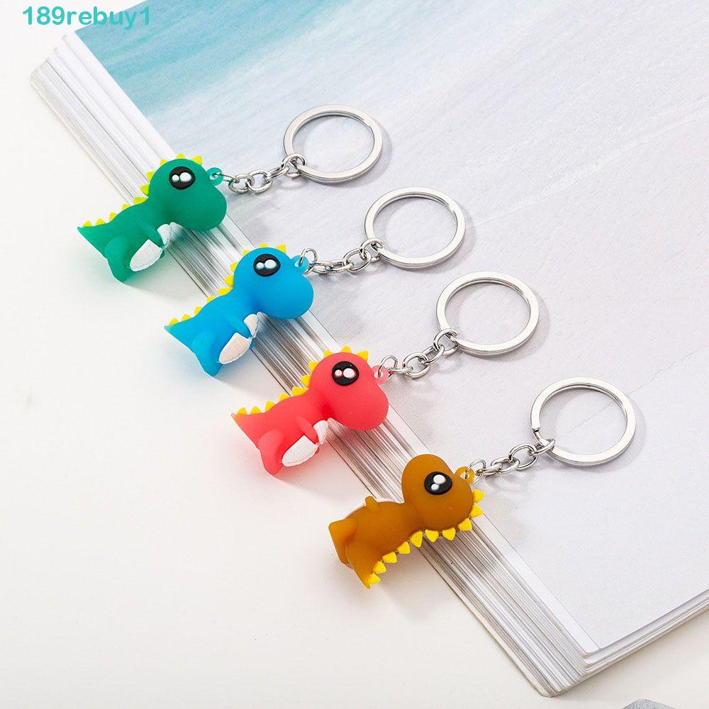 Móc Khóa Hình Khủng Long REBUY1 Bằng PVC Thời Trang