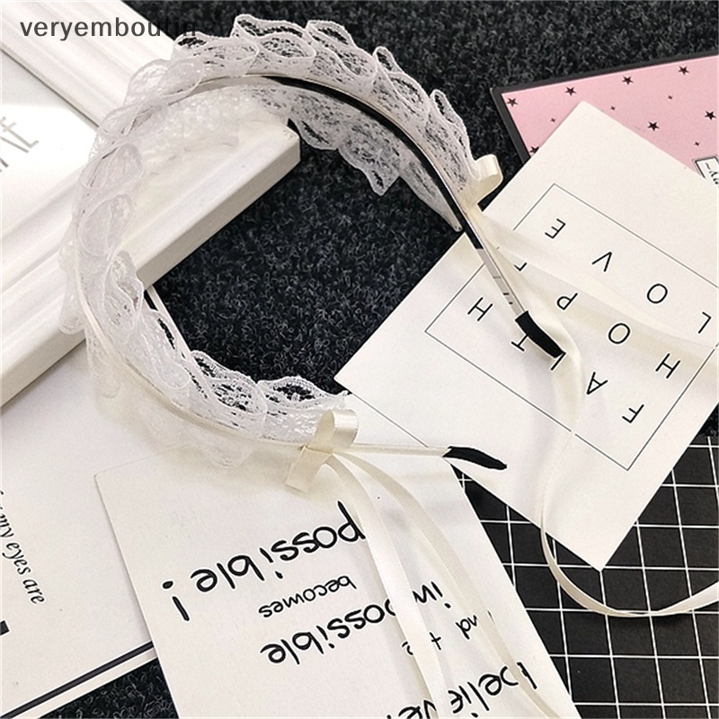 Băng Đô Cài Tóc Vải Bông Mềm Mại Đính Nơ Tai Thỏ Có Thể Tháo Rời Phong Cách Lolita Đáng Yêu Cho Bé Gái