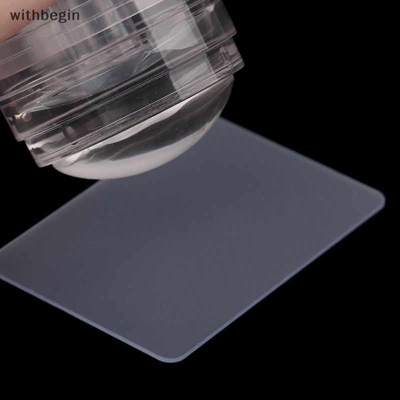 Bộ Dụng Cụ In Hình Móng Tay Trong Suốt Có Thể Xoay Được