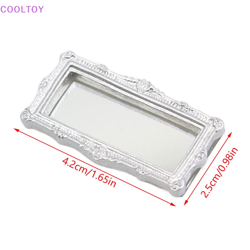 Gương Vuông Trang Trí Nhà Búp Bê 1: 12 Phong Cách Vintage