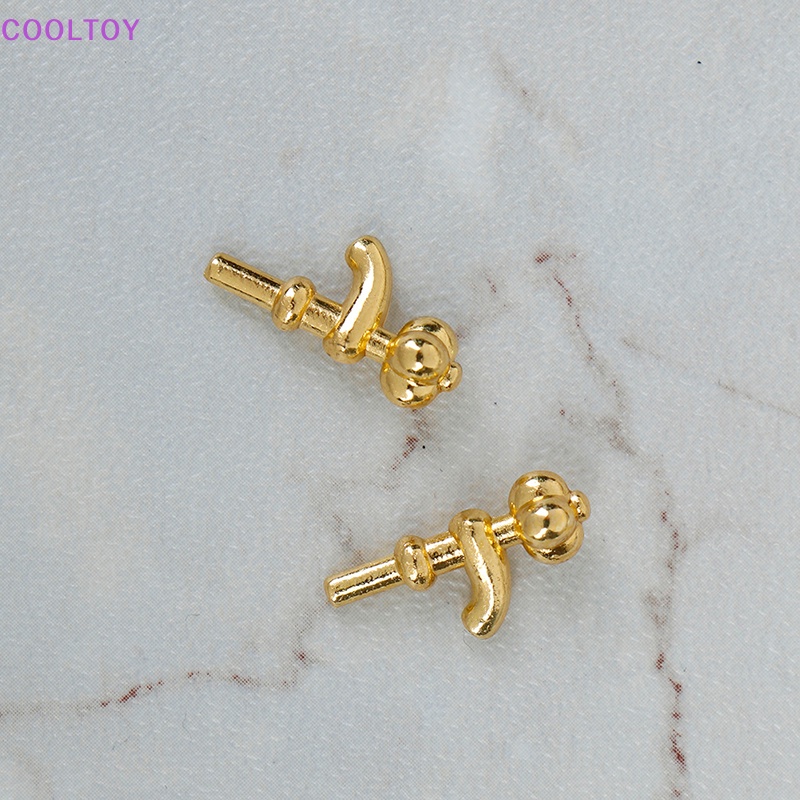 Cooltoy Bộ 2 Vòi Nước mini Bằng Hợp Kim Tỉ Lệ 1: 12 Trang Trí Nhà Búp Bê