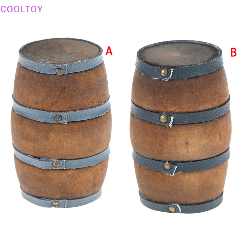 Cooltoy 1 Mô Hình Thùng Rượu Mini 1: 12 Trang Trí Nhà Búp Bê