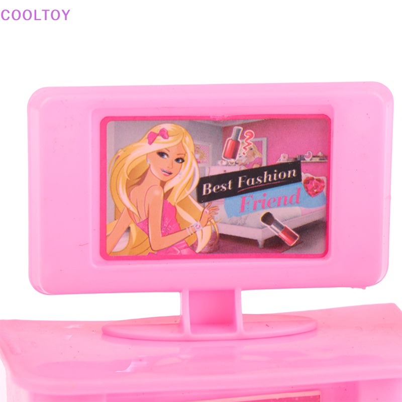 Set 5 Mô Hình TV Mini Tỉ Lệ 1: 12 Dùng Để Trang Trí Nhà Búp Bê