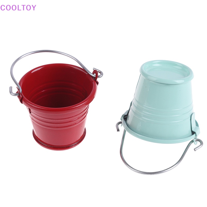 Cooltoy Xô Kim Loại Mini Trang Trí Nhà Búp Bê
