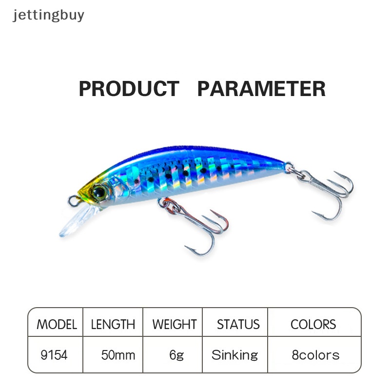 Mồi Câu Cá Giả Cứng 5cm 6g 50S Chất Lượng Cao