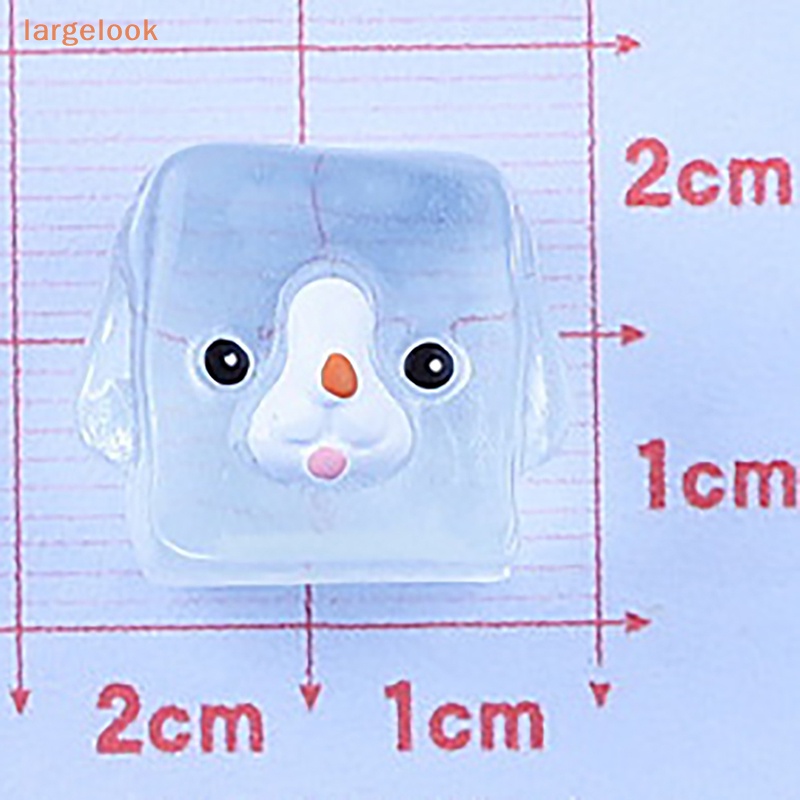 Bộ 5 Mô Hình Đồ Chơi Đá Viên Hoạt Hình Mini Bằng Nhựa Resin Phát Sáng Đáng Yêu