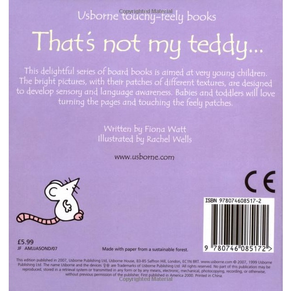 Sách That's Not My Teddy