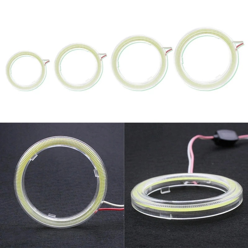 Đèn Pha LED COB 12-24V Vỏ ABS Chuyên Dụng Cho Xe Mô Tô / Xe Hơi