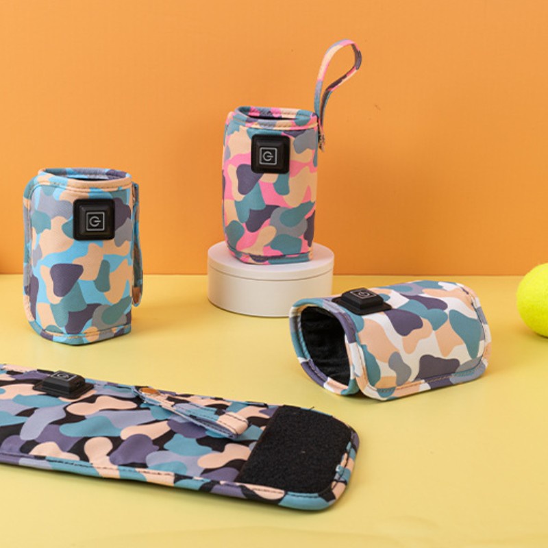 Vỏ Bọc Giữ Ấm Bình Sữa Em Bé USB Cách Nhiệt Tiện Dụng