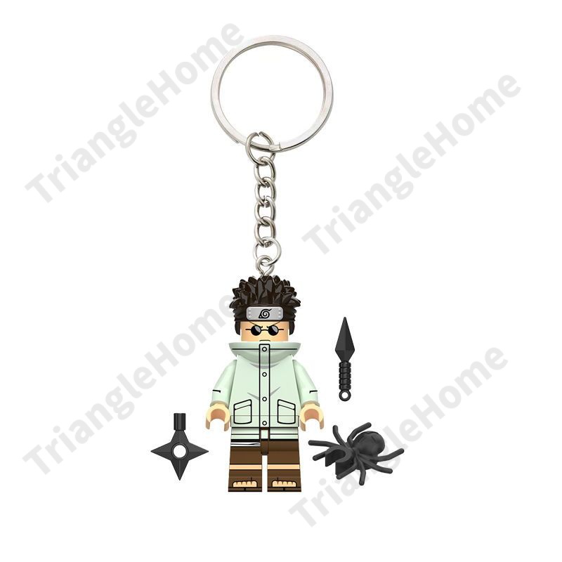 Móc Khóa Gắn Ba Lô / Túi Xách Hình Lego Naruto 2023 Phong Cách Nhật Bản Thích Hợp Làm Quà Tặng