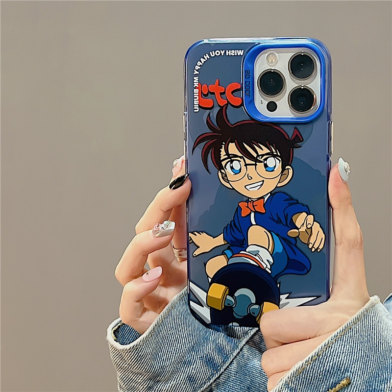 Ốp Điện Thoại Mềm In Hoạt Hình Thám Tử Conan Cho IPhone14 14Pro 14ProMax 13 13Pro 13ProMax 12 12PRO 12ProMax 11