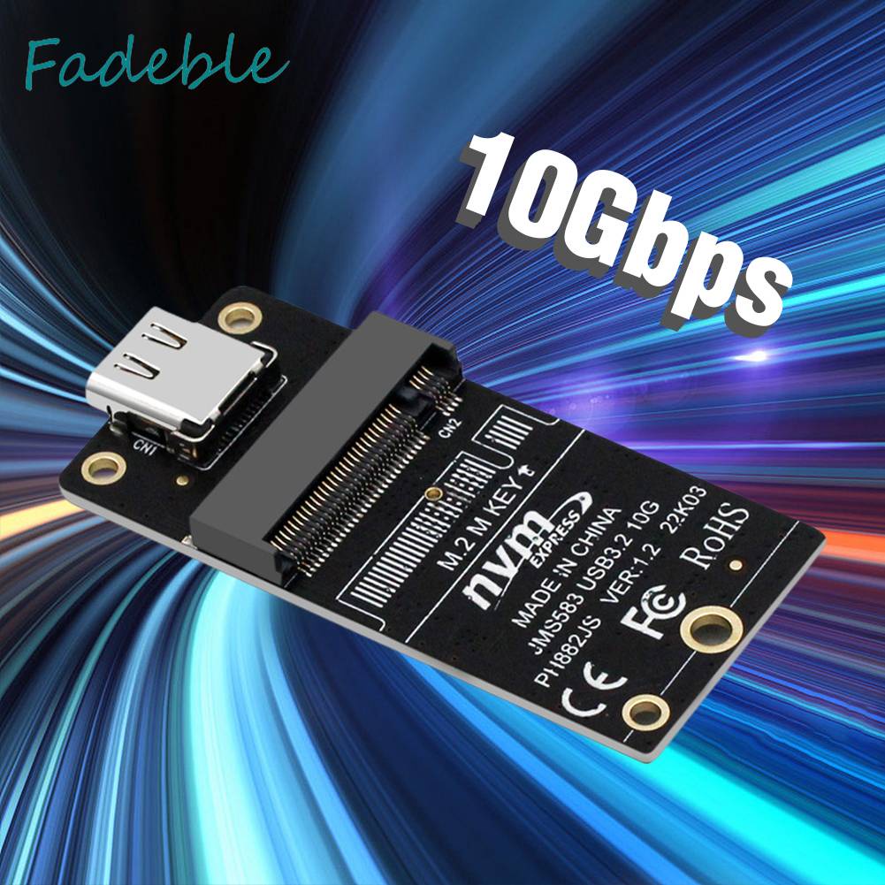 Thẻ Chuyển Đổi NVME M.2 Sang Type-C SSD 10Gbps Hỗ Trợ 2230 2242 2260 2280