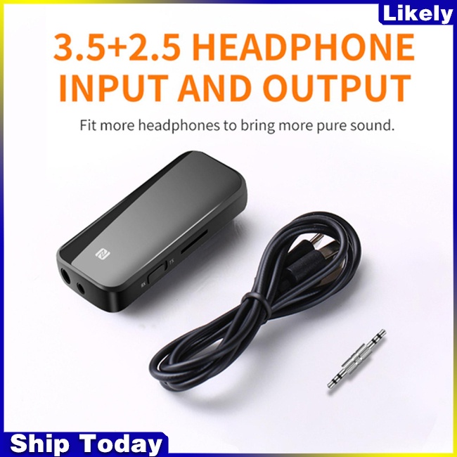 Thiết Bị Thu Phát Tín Hiệu Âm Thanh Bluetooth 5.1 Type c 2 Trong 1