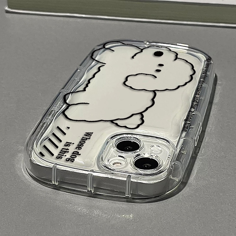 Ốp Điện Thoại Silicon Mềm Trong Suốt Chống Sốc Họa Tiết Dễ Thương Cho IPhone 14 13 12 11 Pro Max XS X XR 8 + 7 Plus