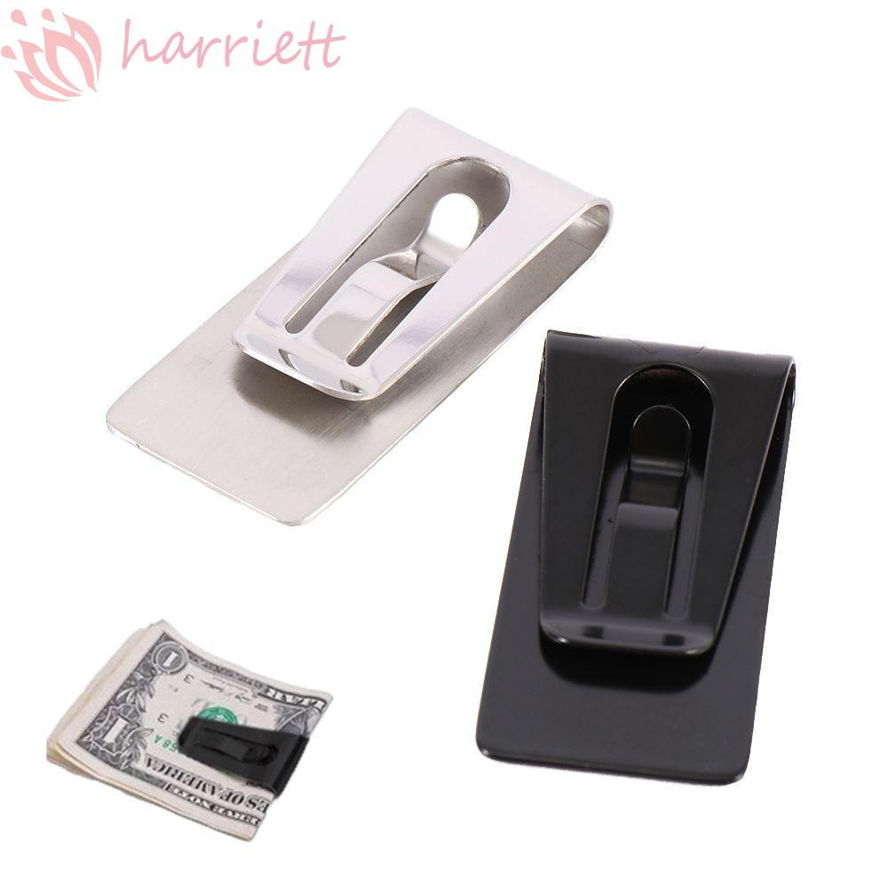 Kẹp Giữ Tiền / Thẻ ID Bằng Thép Không Gỉ Sáng Tạo Cho Nam Và Nữ