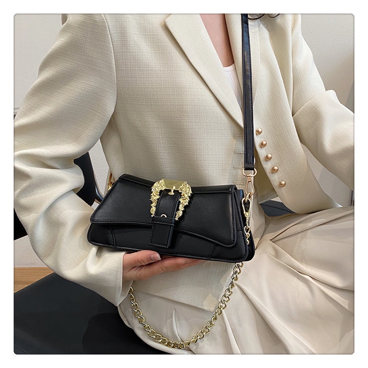 Túi Đeo Vai Hình Vuông Cỡ Nhỏ Cài Khóa Nam Châm Thời Trang Mùa Hè 2023 Cho Nữ