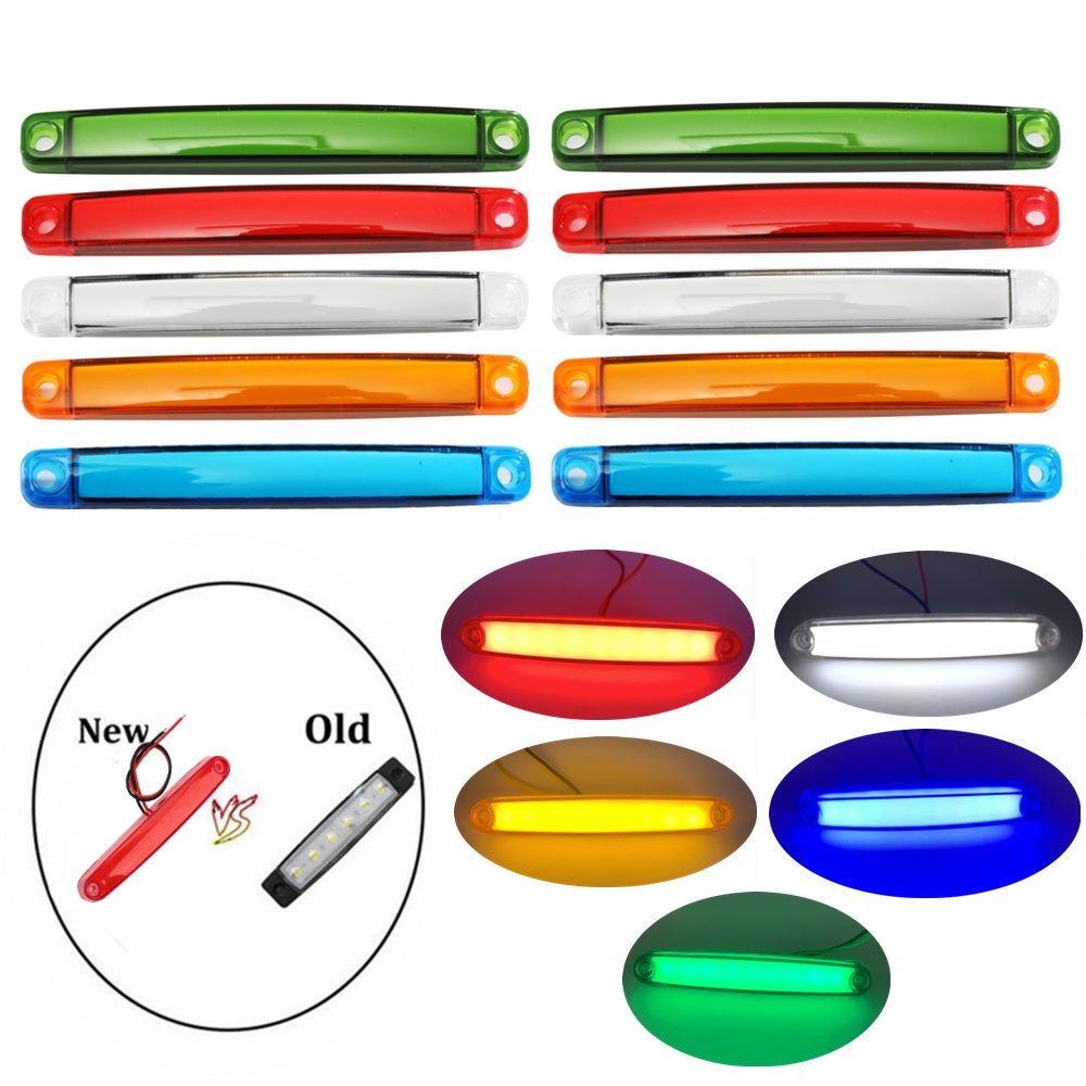 Bộ 10 Đèn LED 12v 24v Chất Lượng Cao Dành Cho Xe Tải