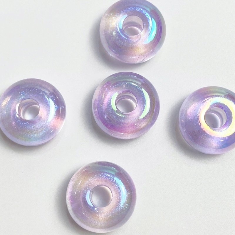 Chuỗi Hạt Tròn Dẹt Nhiều Màu Dùng Làm Đồ Thủ Công / Điện Thoại