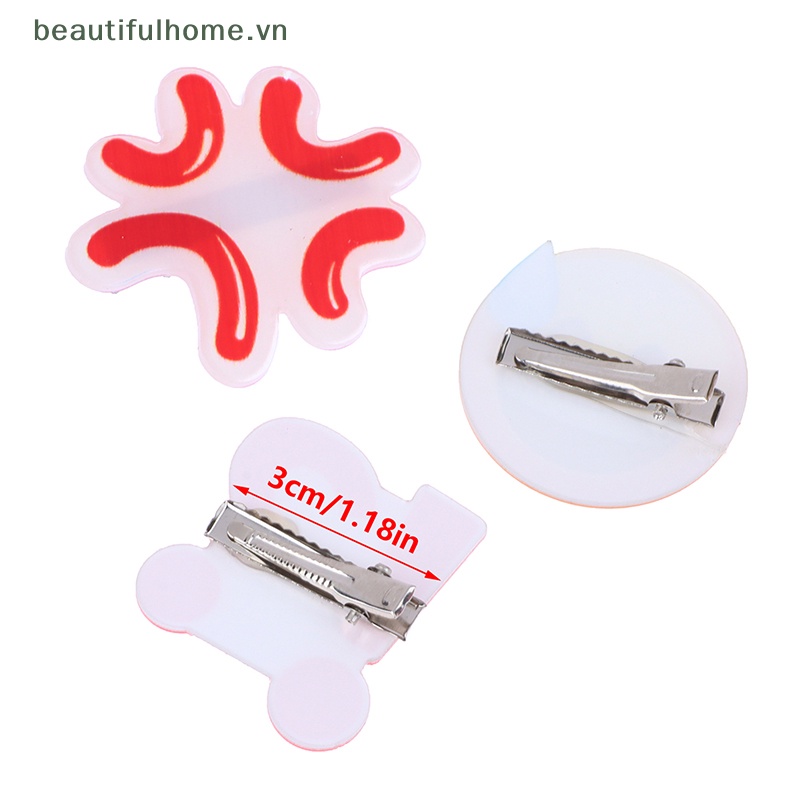 Set 3 Kẹp Tóc Hình Giọt Nước Dễ Thương Cho Bé Gái