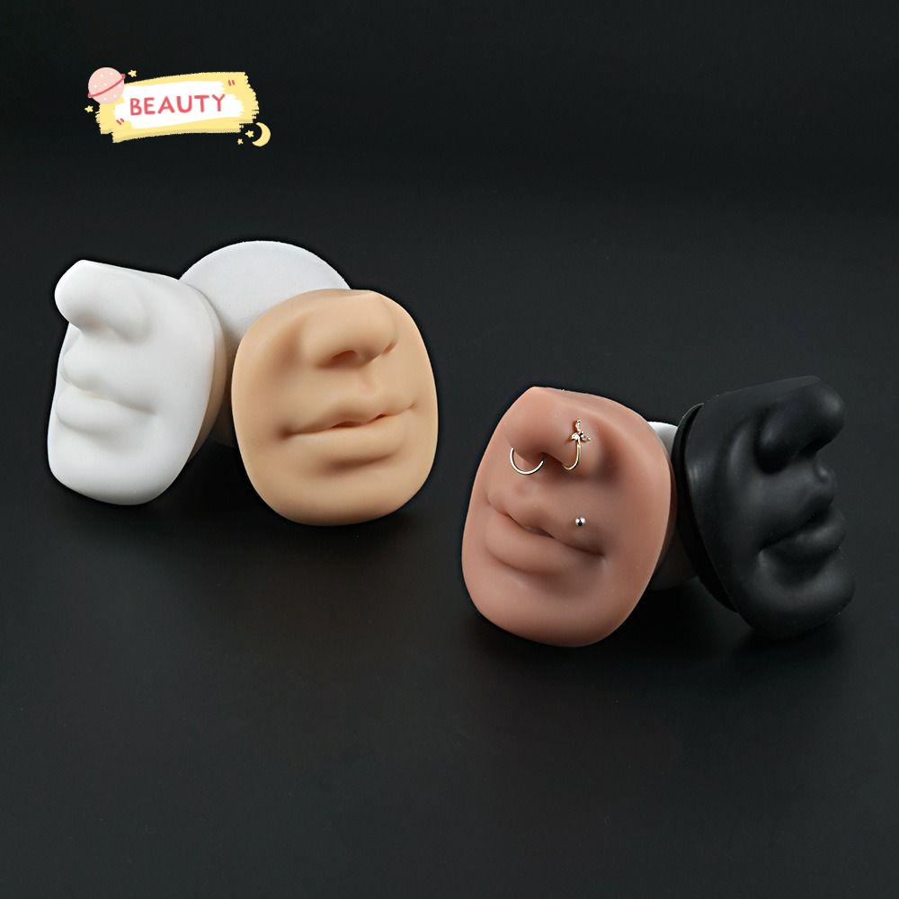 Mô Hình Da Mặt Người Mới Bắt Đầu Bằng Silicone 5D Trưng Bày Trang Sức