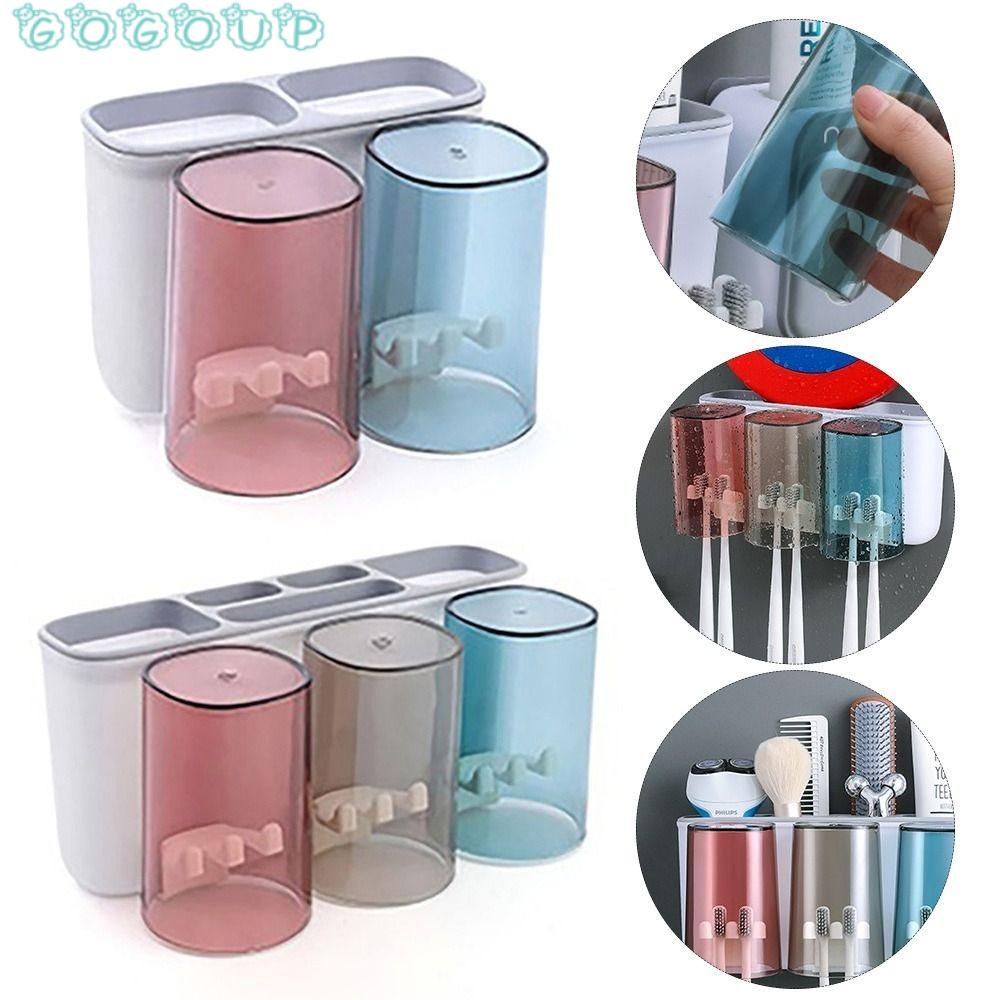 Giá Đỡ Bàn Chải Đánh Răng 2 Ngăn Đa Năng Tiện Lợi Dành Cho Phòng Tắm