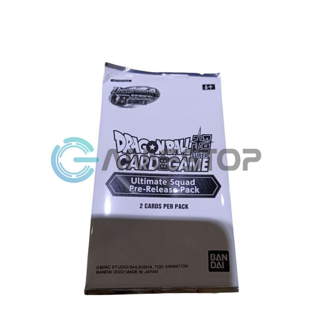 Thẻ bài Dragon Ball TCG Ultimate Squad Pre-Release Pack Build Deck Bandai phiên bản tiếng Anh DBTCGUSBP02