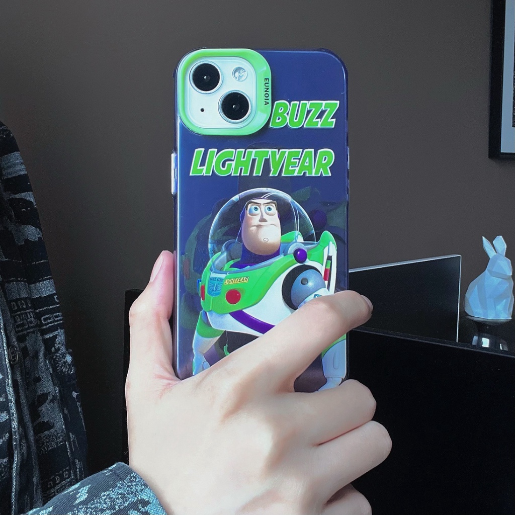 Ốp Điện Thoại TPU Mềm Trong Suốt Mạ Điện Họa Tiết Hoạt Hình Toy Story Cho iPhone 14 13 12 11 Pro Max