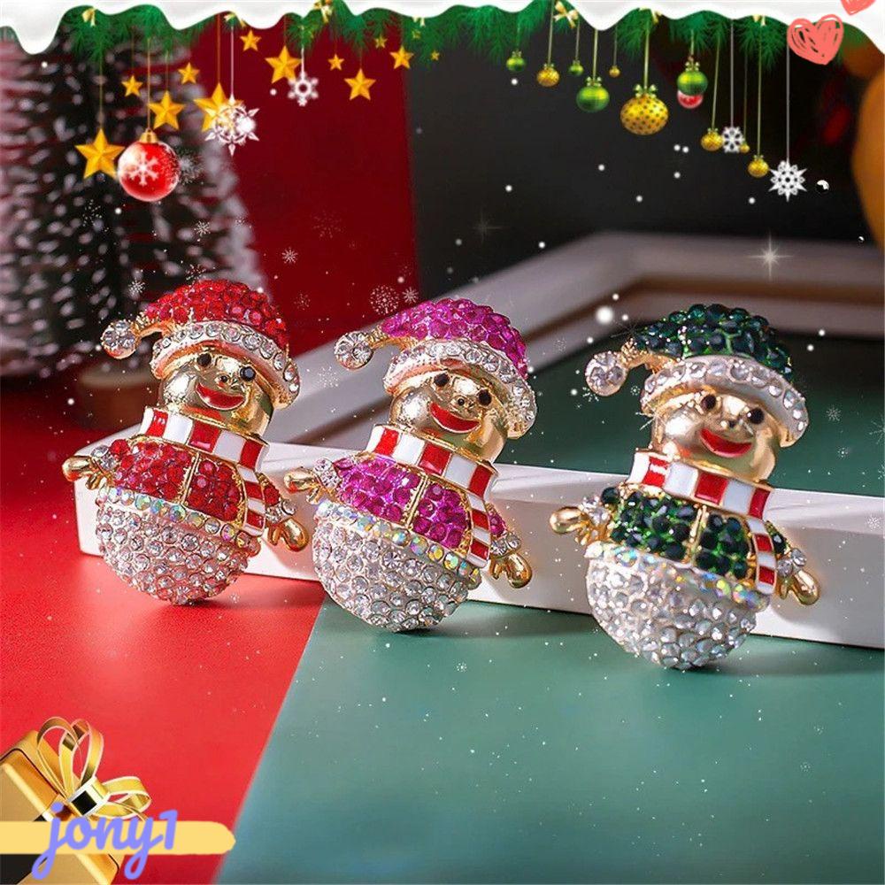 Ghim Cài Áo Hình Vòng Hoa Tuyết Giáng Sinh