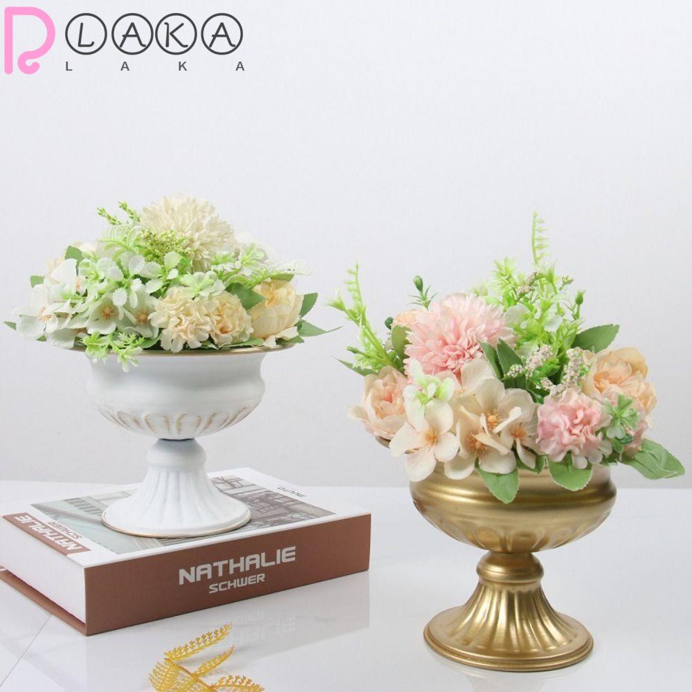 Bình Hoa LAKAMIER Bằng Kim Loại Phong Cách Vintage Sáng Tạo Dành Cho Trang Trí Tiệc Tùng