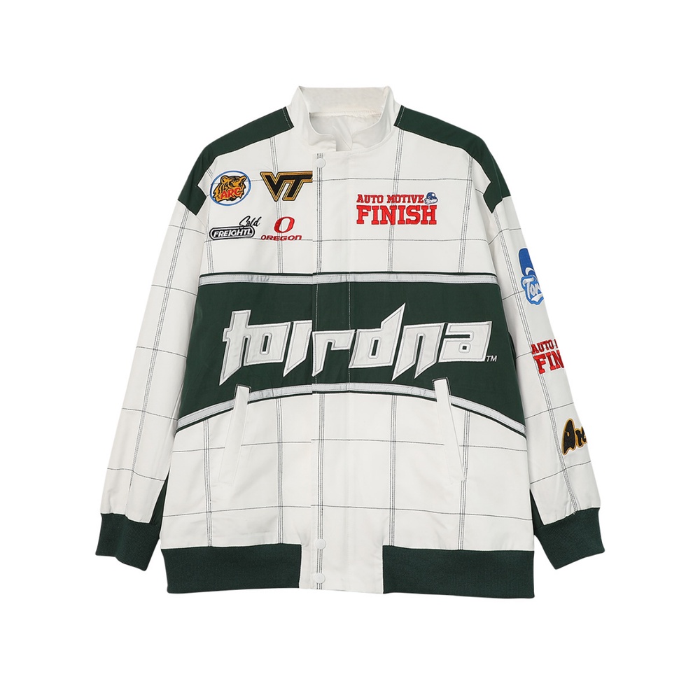 Áo Khoác Bóng Chày Phong Cách Retro Mỹ Cá Tính Cho Nam Nữ