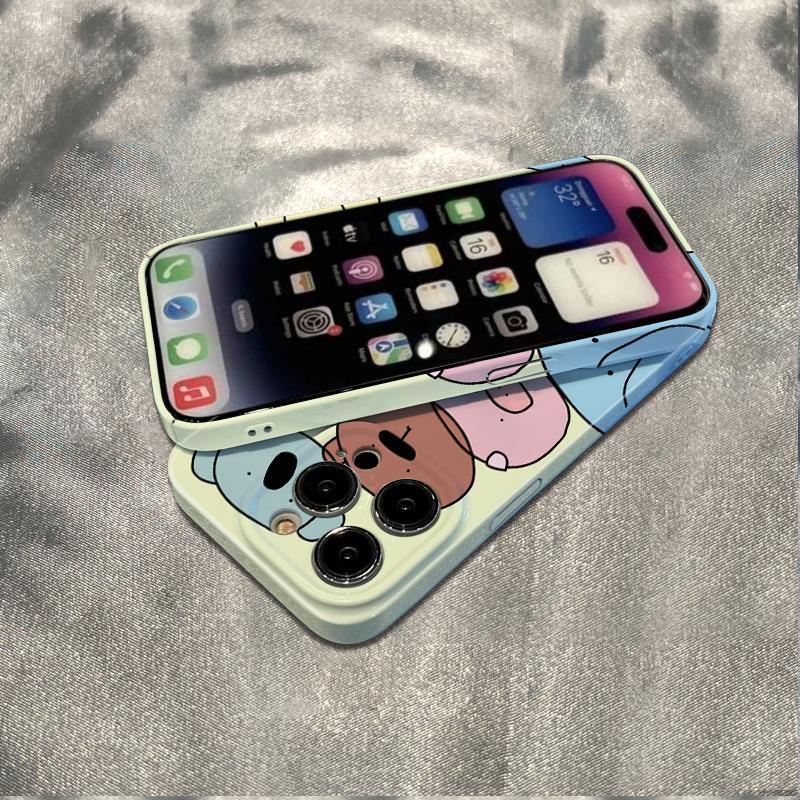 Ốp Điện Thoại Mềm Chống Sốc Họa Tiết Động Vật Cho Iphone 14promax 13 12 11 6In 78plus NQ2X