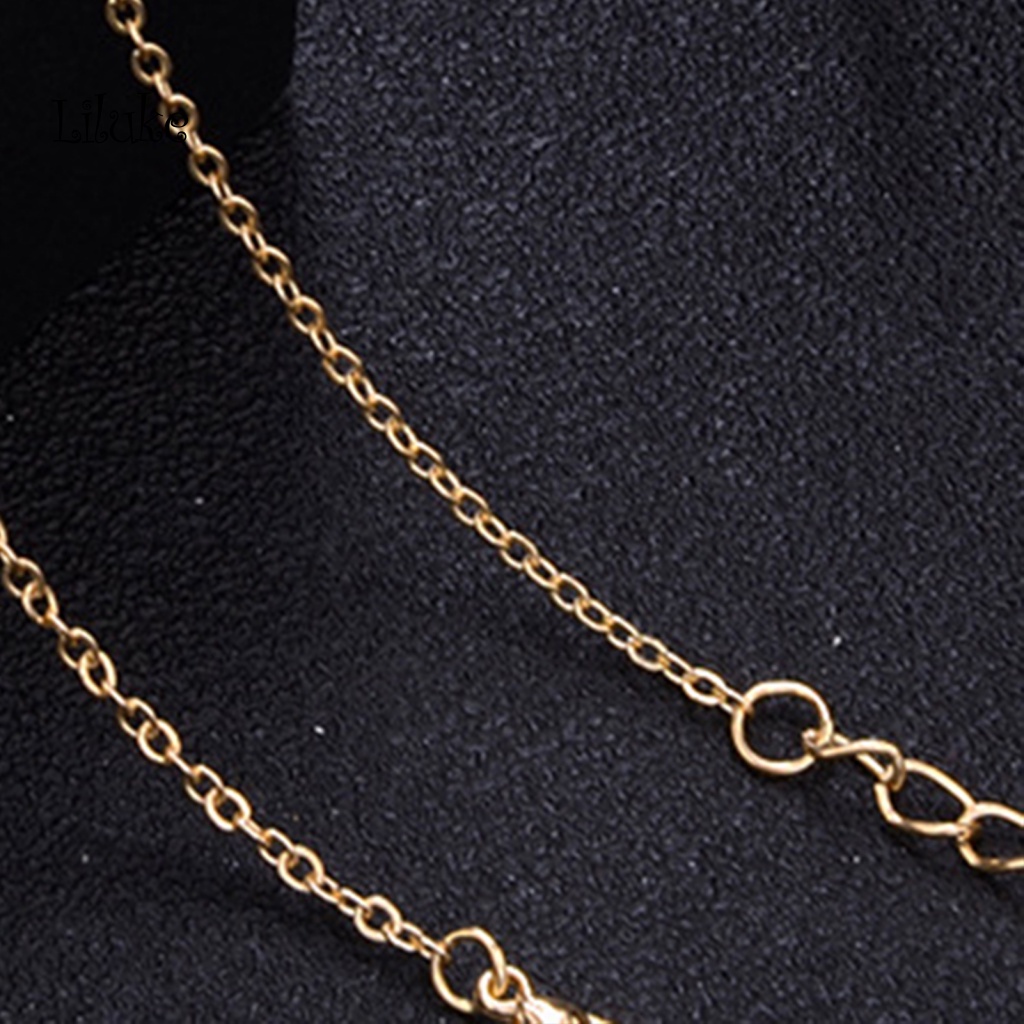 Bộ 3 Vòng Tay Hợp Kim Trang Trí Mặt Hình Lá Dừa Sáng Tạo