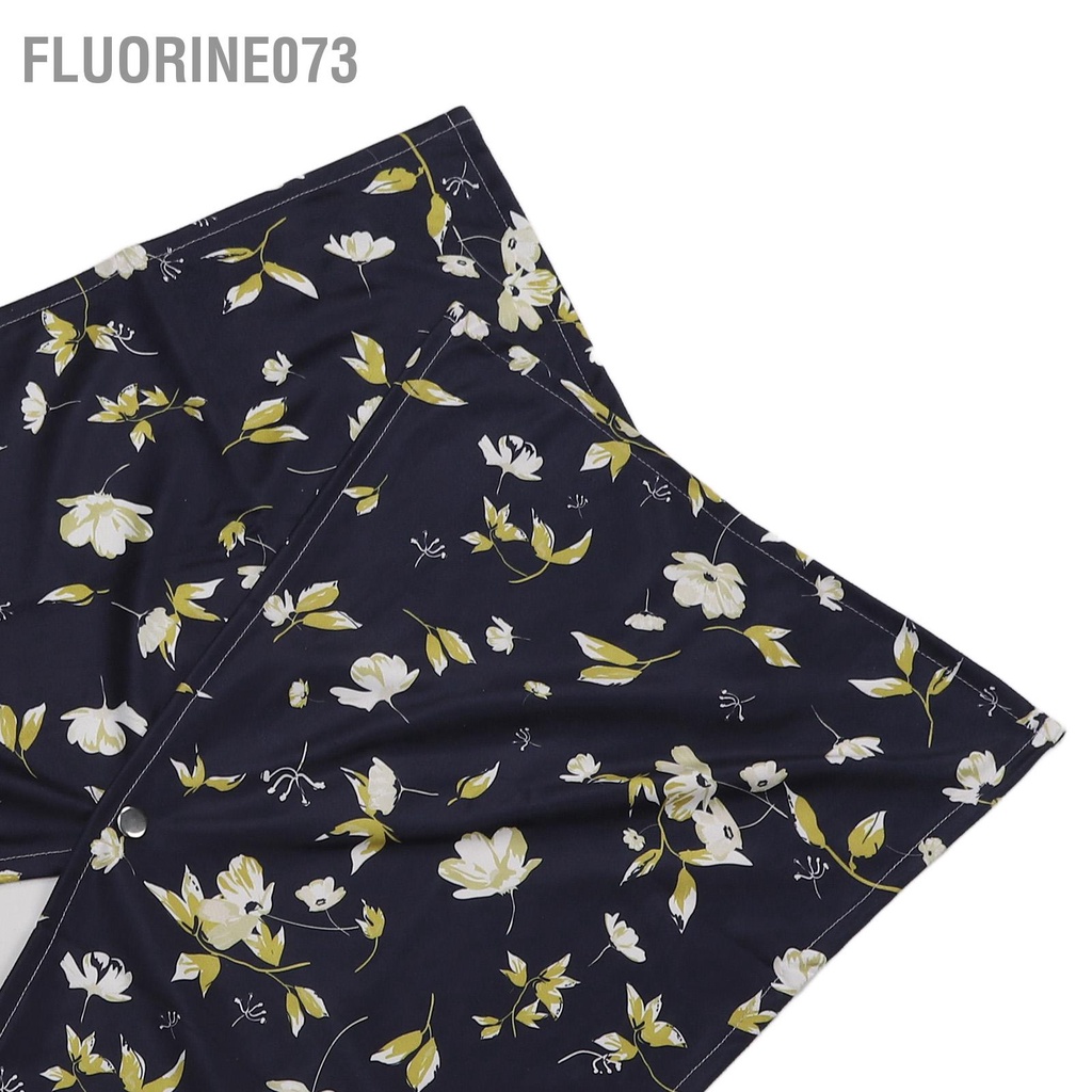 Fluorine073 Yếm dành cho người lớn Có thể tái sử dụng giặt được Lớn Thân thiện với làn da Mềm thấm nước Bảo vệ quần áo cao tuổi