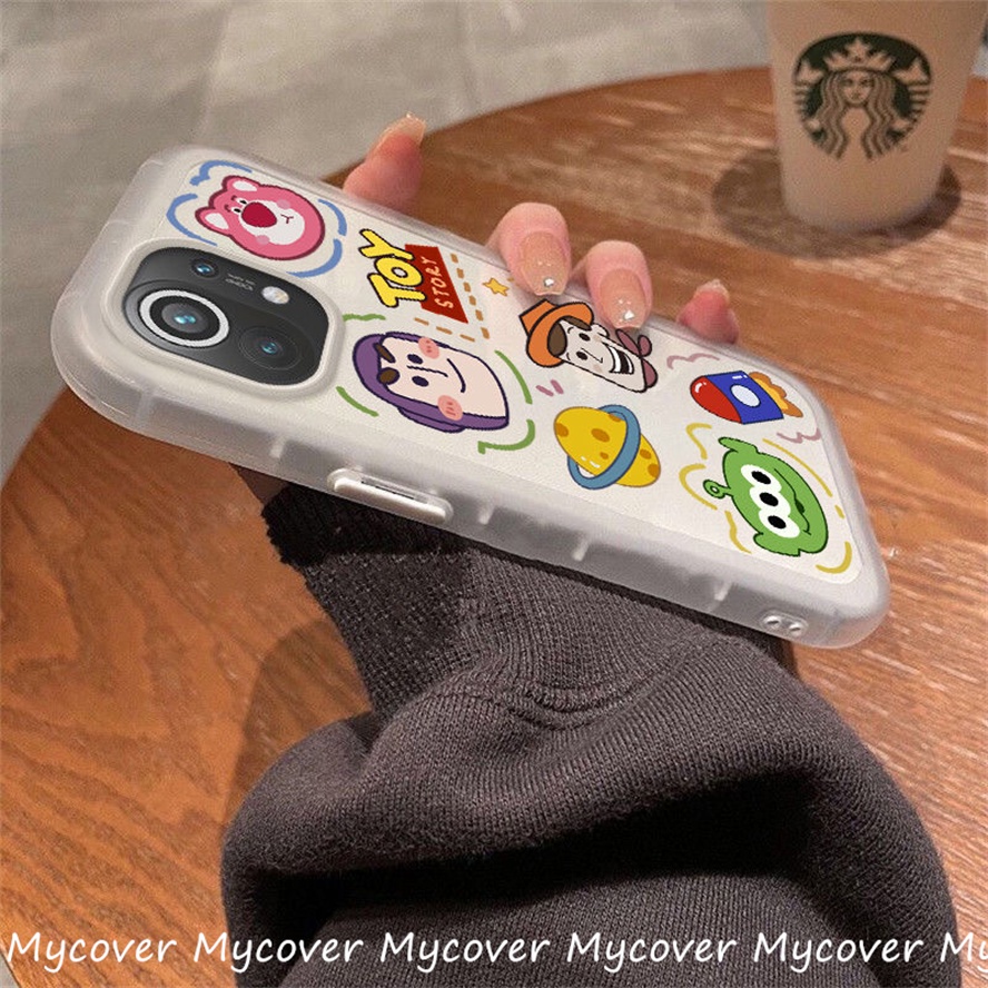 Ốp Điện Thoại Silicone Mềm Trong Suốt Họa Tiết Toy Story Cho iPhone 11 13 12 14 Pro Max X XR Xs Max 6 7 8 Plus