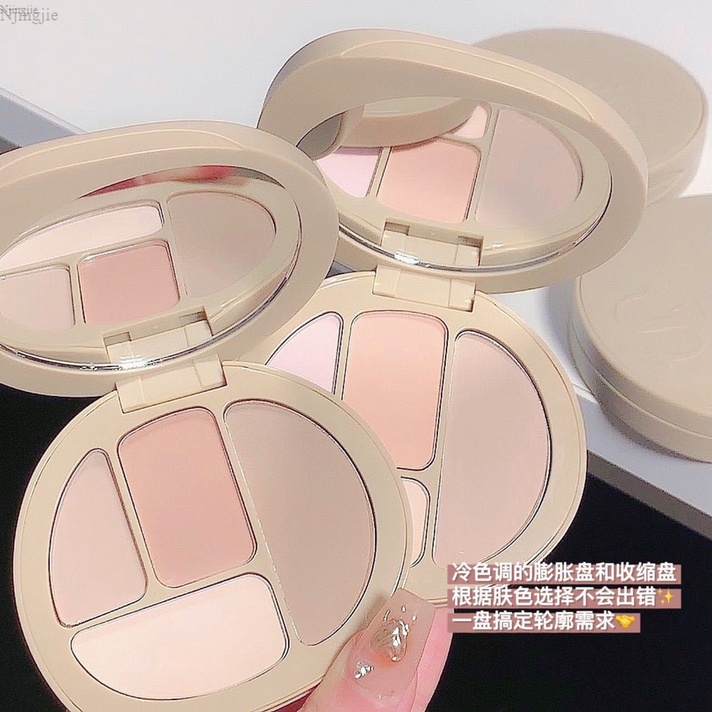 Bảng Highlight Tạo Khối Phấn Má SWEET MINT Bột Phấn Mịn Bền Màu Lâu Trôi