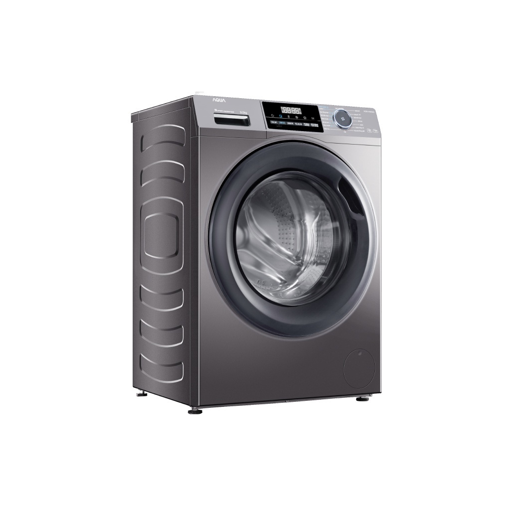 Máy giặt lồng ngang Aqua Inverter 8Kg AQD-A802G.S  Mới 100%