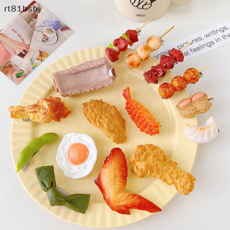 Kẹp Tóc Hình Trái Trứng Hấp Mềm Mại Vui Nhộn Cho Bé Gái