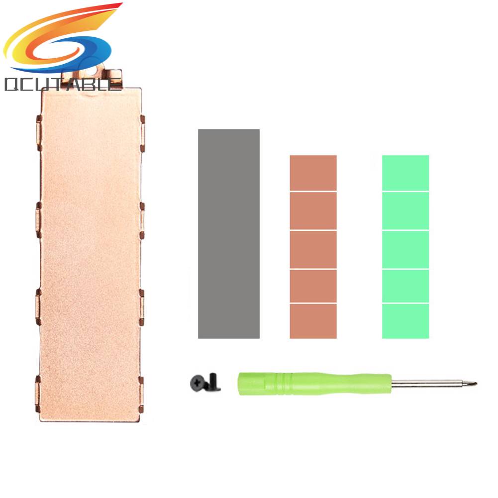 Bộ Tản Nhiệt Bằng Đồng Với Đệm Silicone Tản Nhiệt Cho M.2 2280 SSD