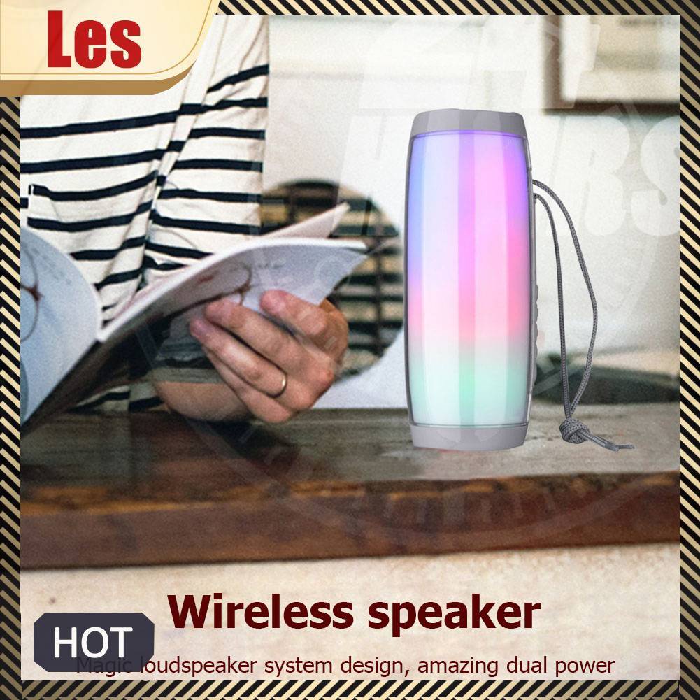 Loa Bluetooth Chống Nước Có Đèn LED Hỗ Trợ Thẻ Nhớ TF
