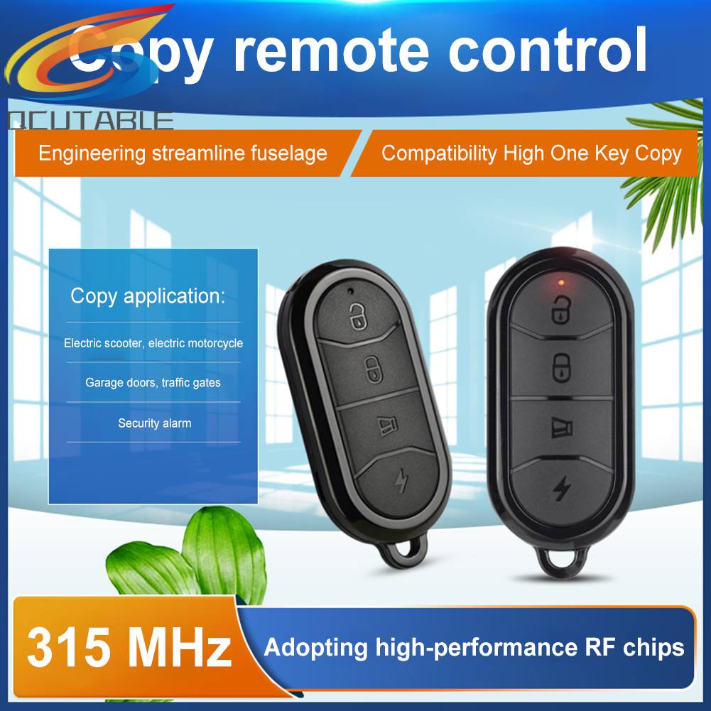 Chìa Khóa Điều Khiển Từ Xa 4 Nút 315 MHz / 433 MHz