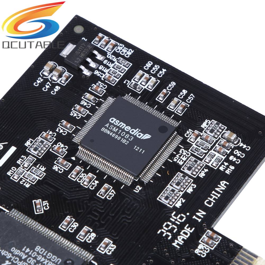 Thẻ Âm Thanh Kỹ Thuật Số PCI Express x1 PCI-E 5.1ch CMI8738