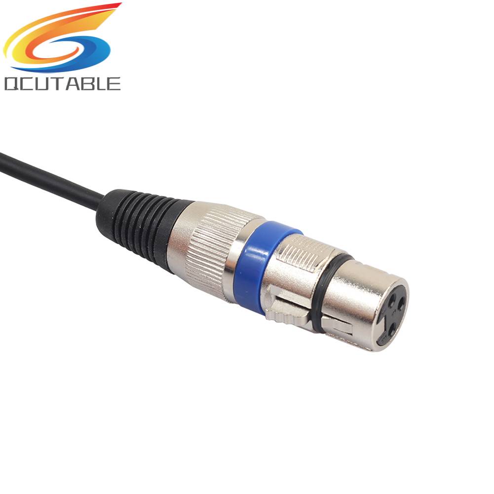 Dây Cáp Chuyển Đổi Âm Thanh XLR 3pin Female Sang 3.5mm TRS Male