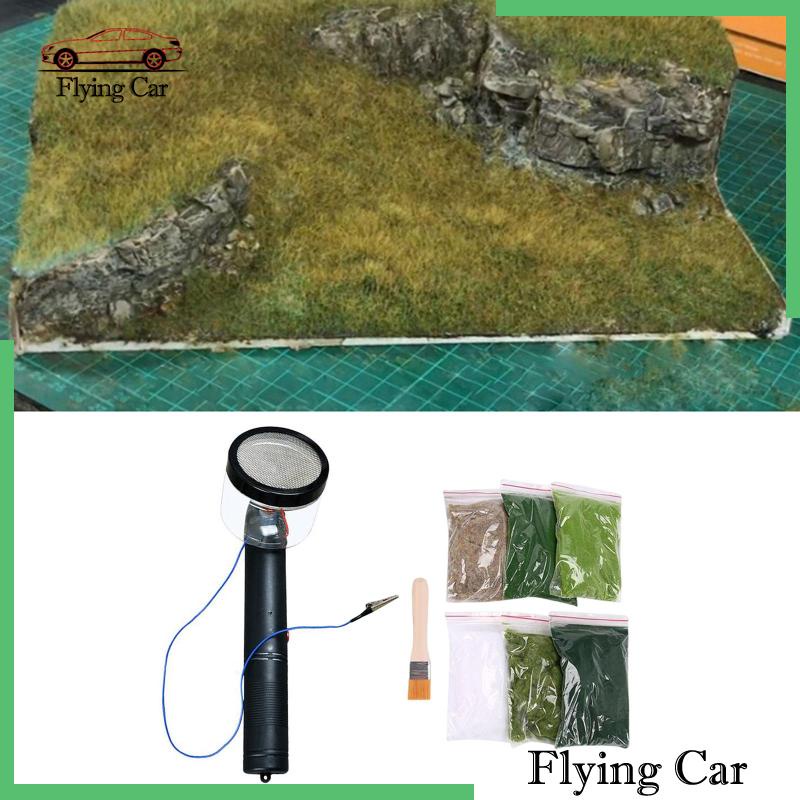 [Lzdjfmy2] Phết Cỏ Tĩnh Cho Mô Hình Tòa Nhà Kiến Trúc Đường Phố